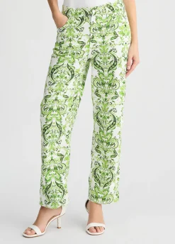 Liu Jo Pantalón de algodón estampado-Mujer Pantalones