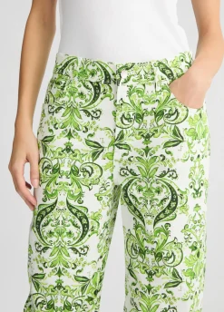 Liu Jo Pantalón de algodón estampado-Mujer Pantalones
