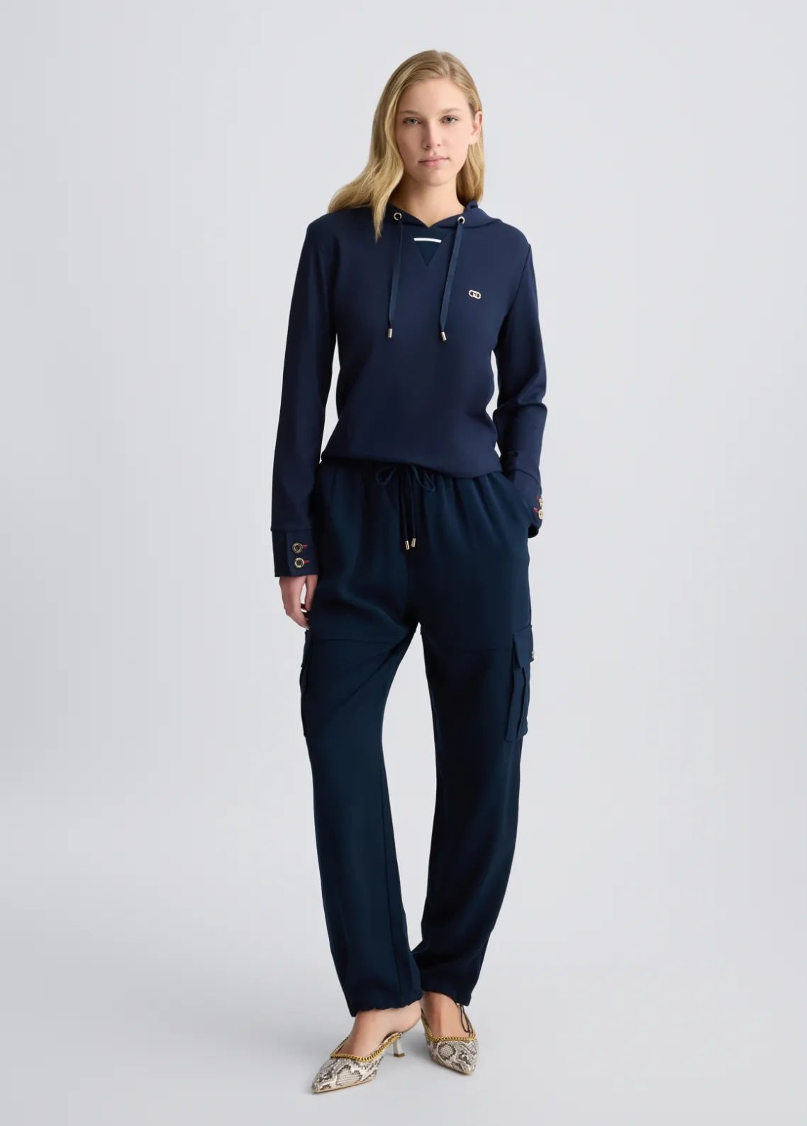 Liu Jo Pantalón de chándal cargo-Mujer Ropa Deportiva|Pantalones