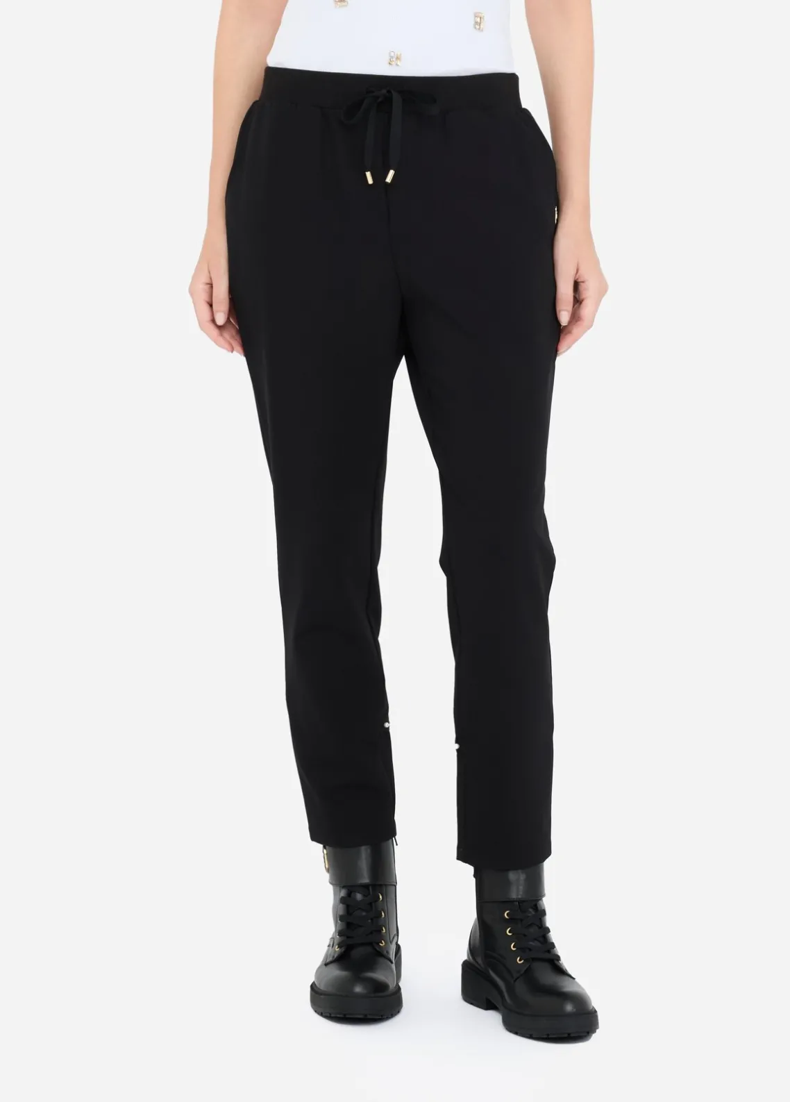 Liu Jo Pantalón de chándal con cordón de ajuste-Mujer Ropa Deportiva|Pantalones