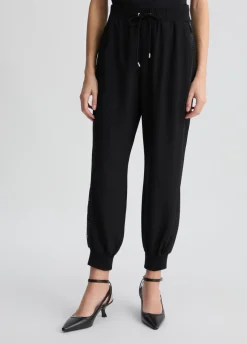 Liu Jo Pantalón de chándal con lentejuelas-Mujer Ropa Deportiva|Pantalones