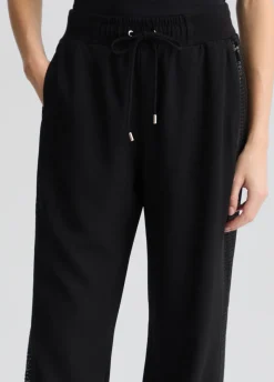 Liu Jo Pantalón de chándal con lentejuelas-Mujer Ropa Deportiva|Pantalones