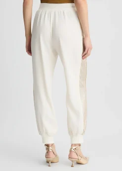 Liu Jo Pantalón de chándal con lentejuelas-Mujer Ropa Deportiva|Pantalones