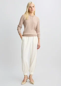 Liu Jo Pantalón de chándal con lentejuelas-Mujer Ropa Deportiva|Pantalones