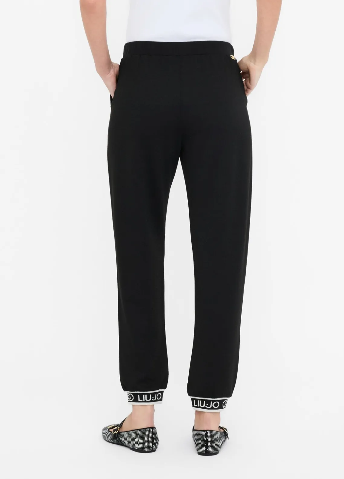 Liu Jo Pantalón de chándal con lurex®-Mujer Ropa Deportiva|Pantalones