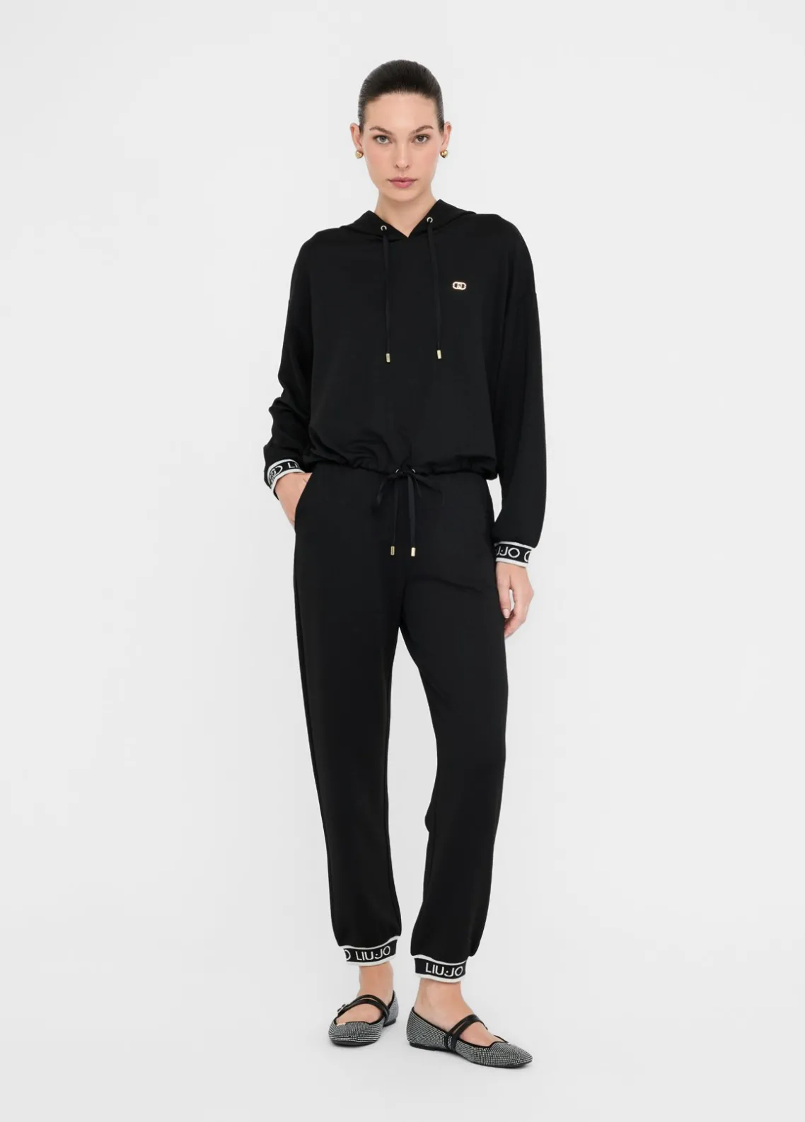 Liu Jo Pantalón de chándal con lurex®-Mujer Ropa Deportiva|Pantalones