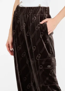 Liu Jo Pantalón de chándal de chenilla-Mujer Ropa Deportiva|Pantalones