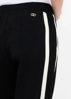 Liu Jo Pantalón de chándal de felpa con encaje-Mujer Ropa Deportiva|Pantalones
