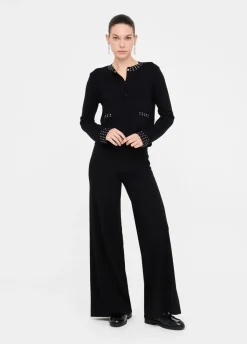 Liu Jo Pantalón de punto-Mujer Pantalones|Cárdigans Y Jerséis