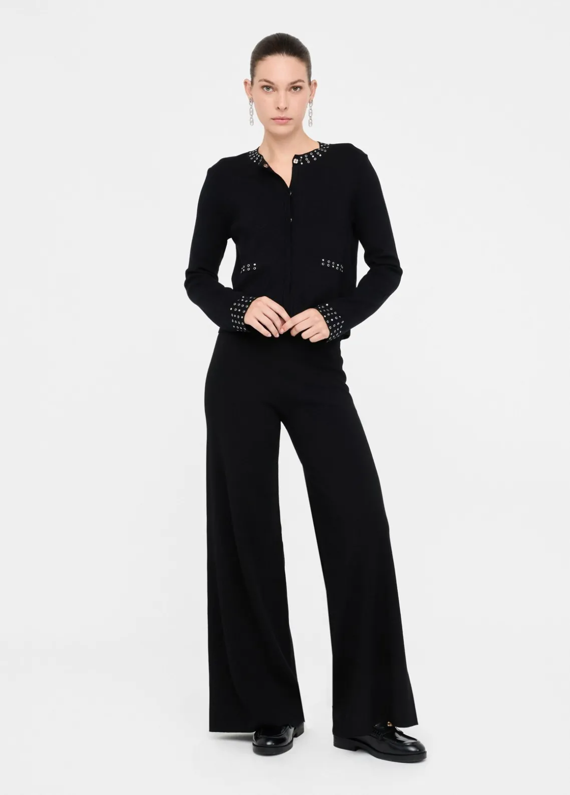 Liu Jo Pantalón de punto-Mujer Pantalones|Cárdigans Y Jerséis
