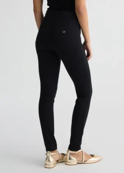 Liu Jo Pantalón de punto con strass-Mujer Ropa Deportiva|Pantalones