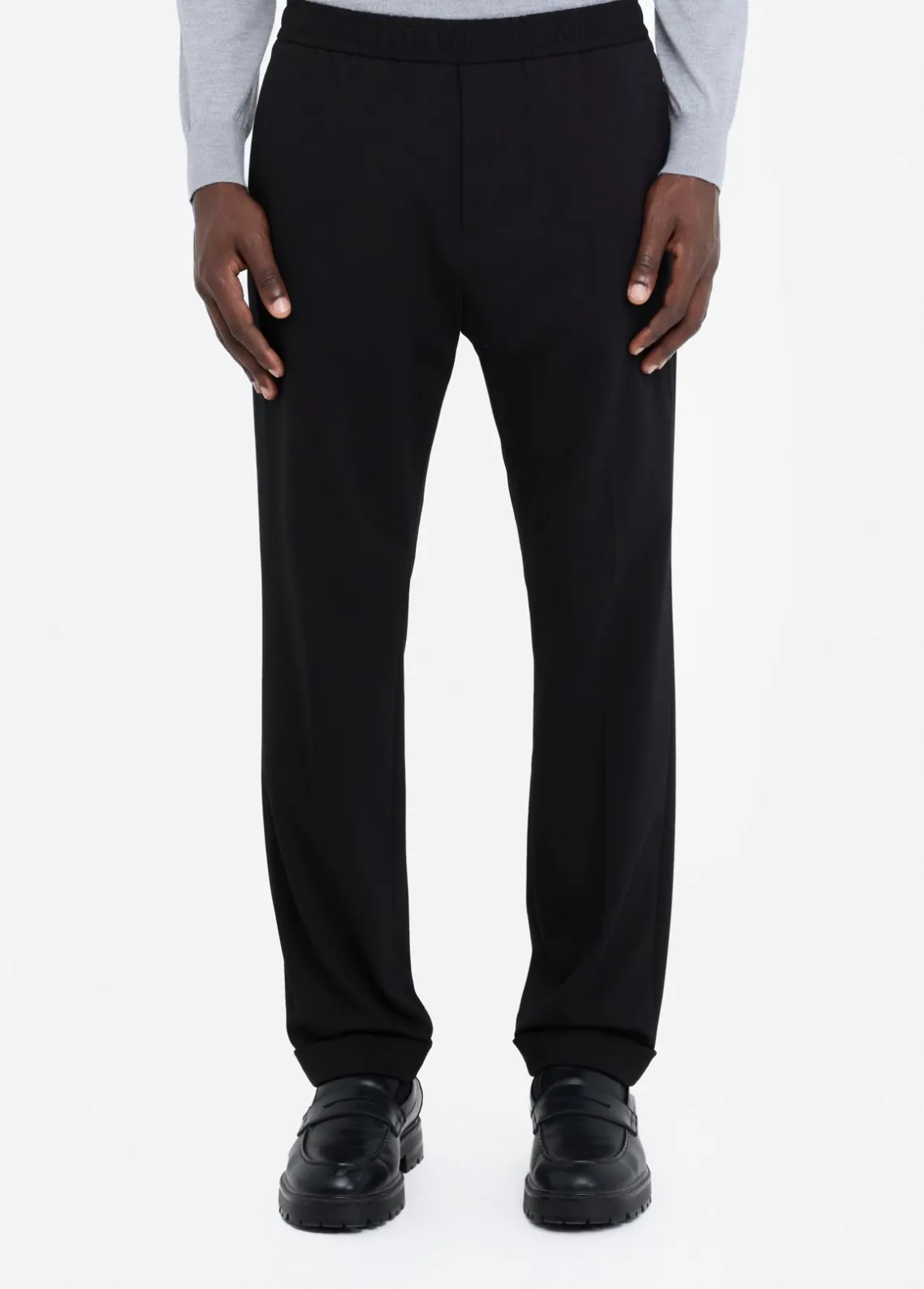 Liu Jo Pantalón de punto con vuelta-Hombre Pantalones