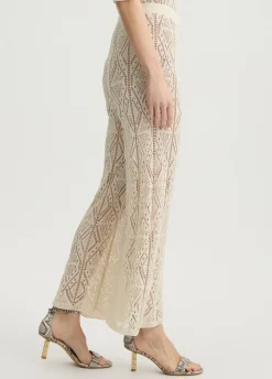 Liu Jo Pantalón de punto crochet-Mujer Pantalones