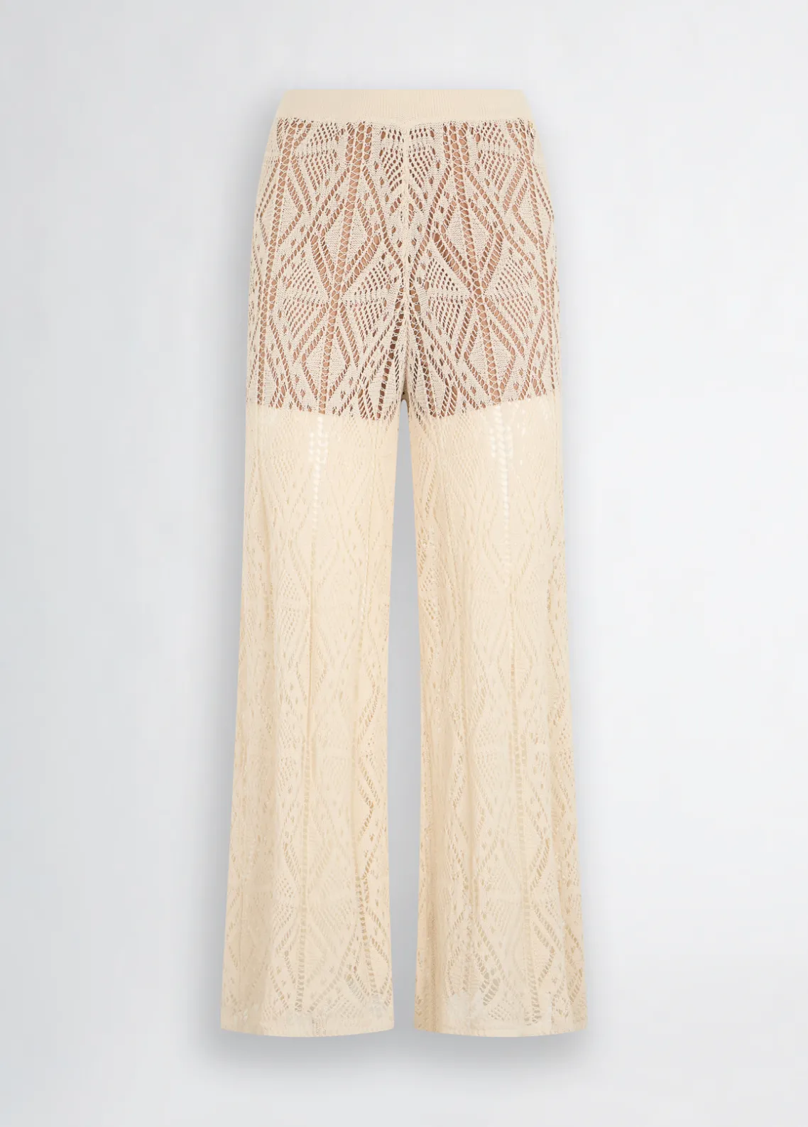 Liu Jo Pantalón de punto crochet-Mujer Pantalones