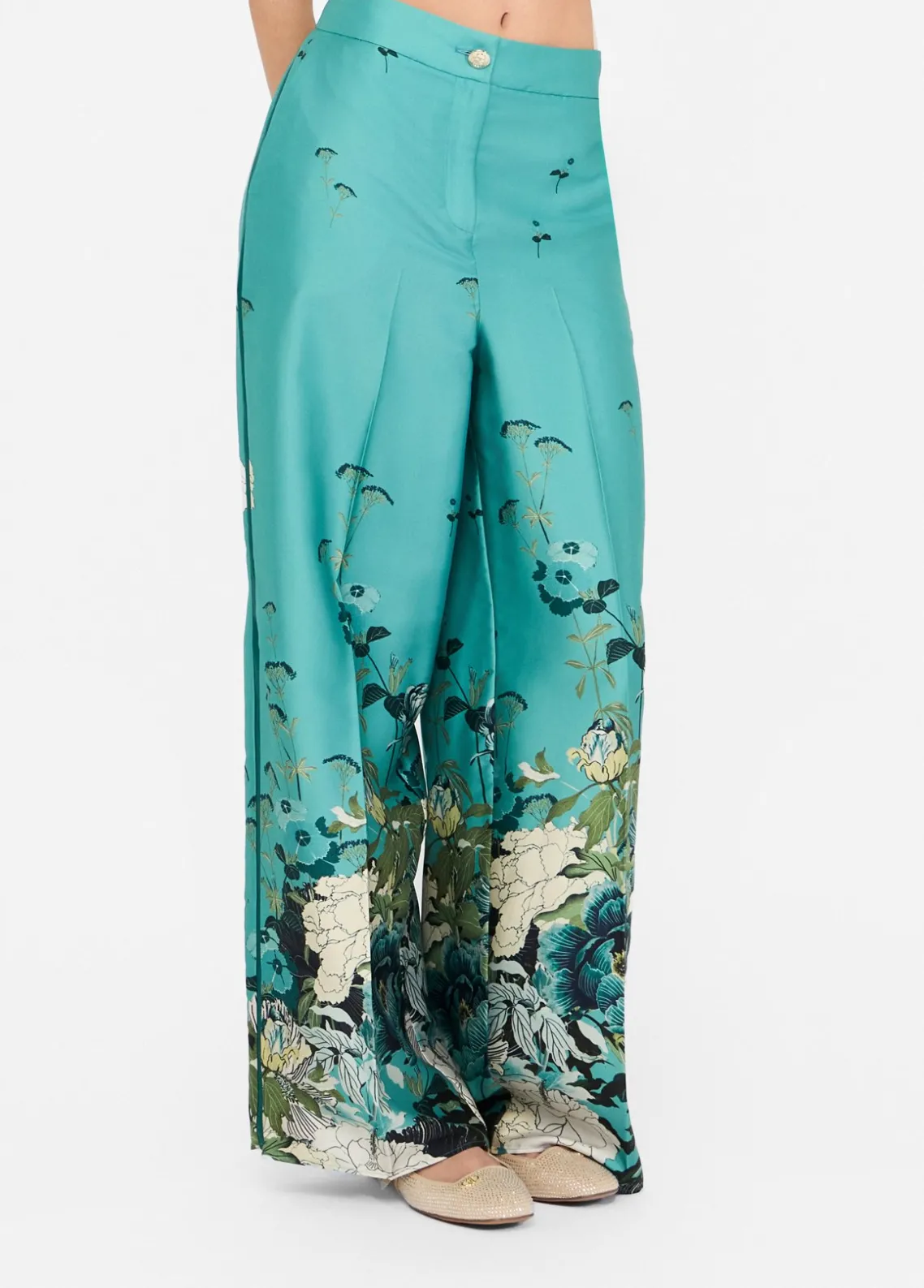Liu Jo Pantalón de sarga estampado-Mujer Pantalones|Ceremonia