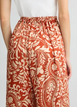 Liu Jo Pantalón de sarga estampado-Mujer Pantalones