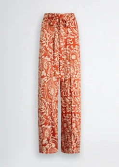 Liu Jo Pantalón de sarga estampado-Mujer Pantalones