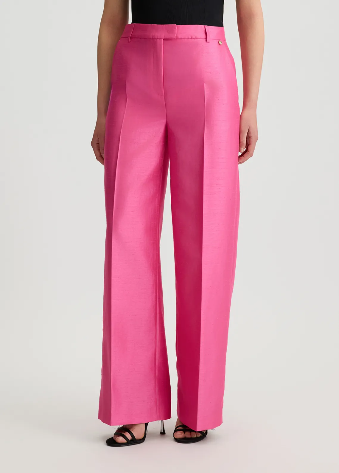 Liu Jo Pantalón de shantung-Mujer Pantalones|Tailleur