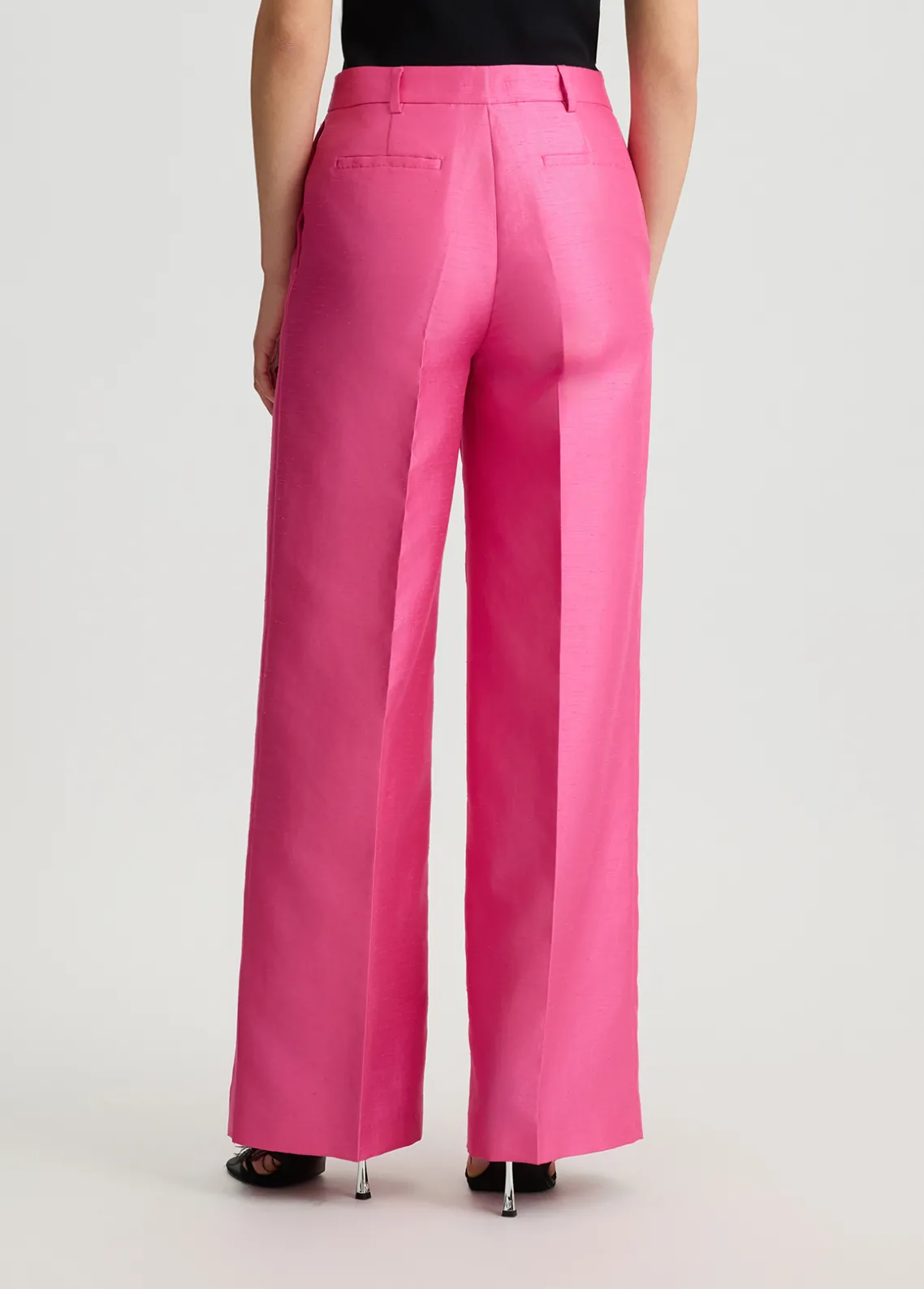 Liu Jo Pantalón de shantung-Mujer Pantalones|Tailleur