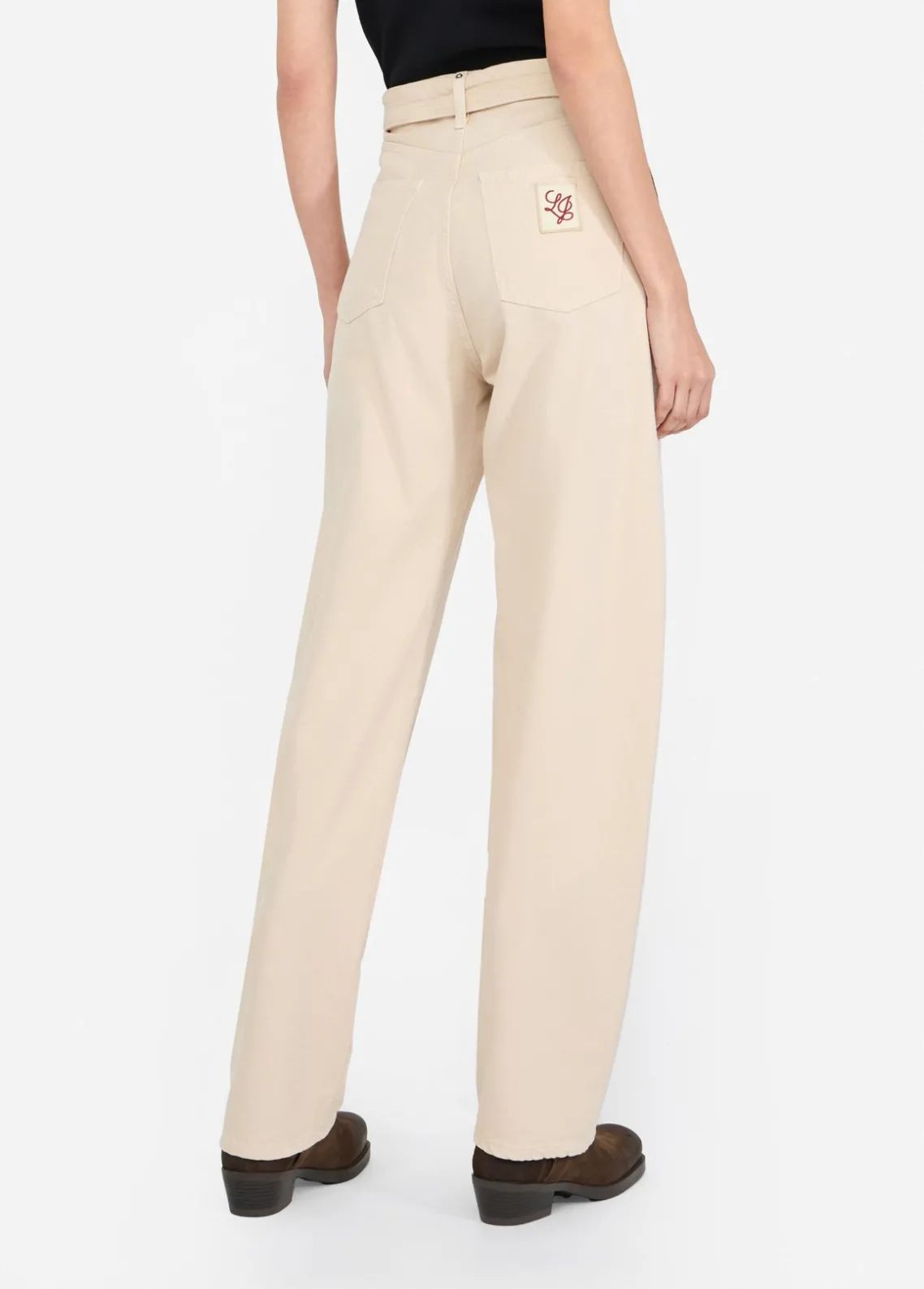 Liu Jo Pantalón de talle alto-Mujer Pantalones