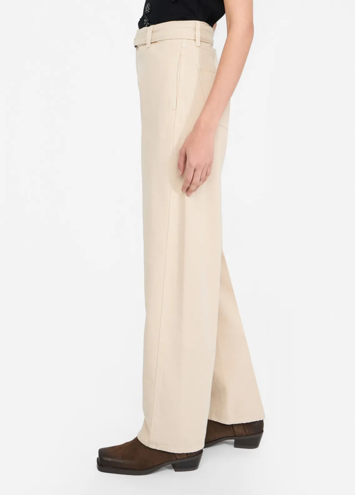 Liu Jo Pantalón de talle alto-Mujer Pantalones
