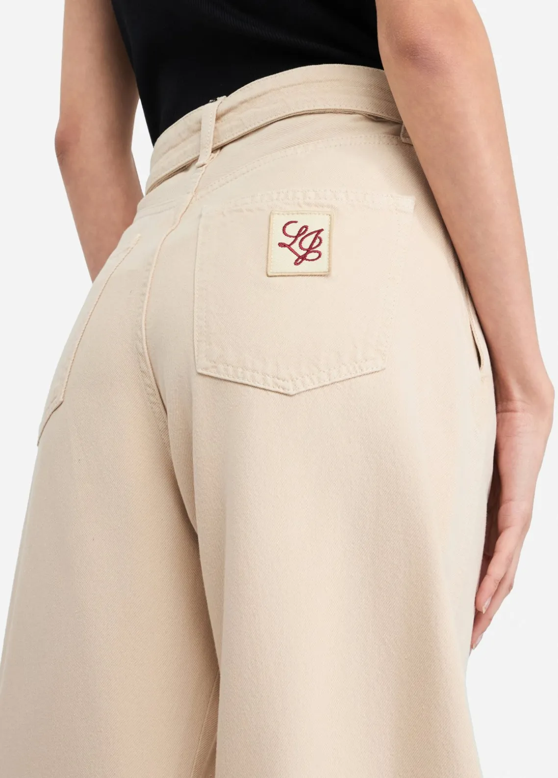Liu Jo Pantalón de talle alto-Mujer Pantalones