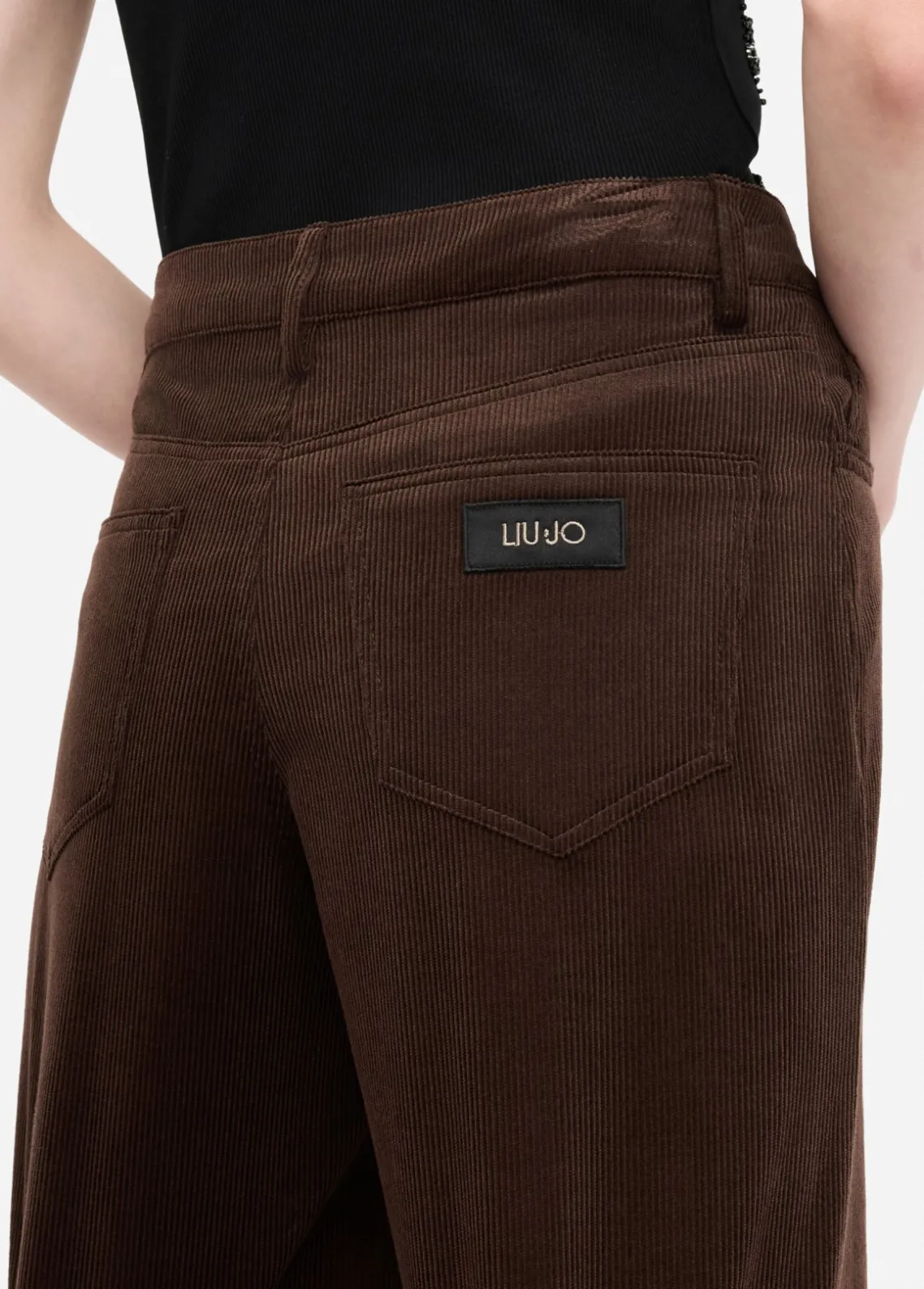 Liu Jo Pantalón de terciopelo-Mujer Pantalones
