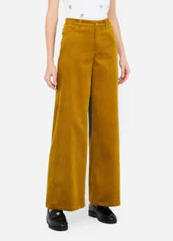 Liu Jo Pantalón de terciopelo-Mujer Pantalones
