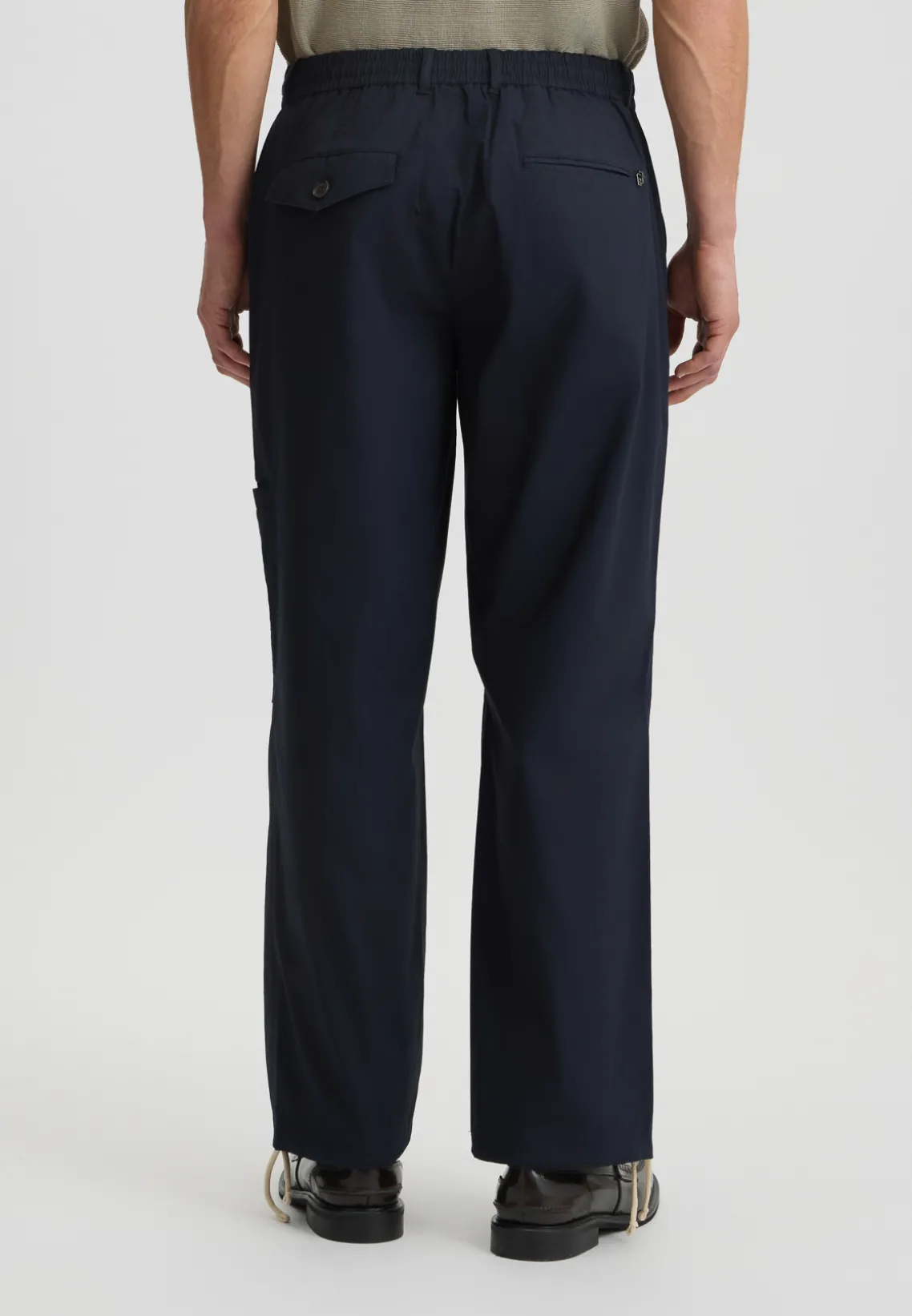 Liu Jo Pantalón de tiro caído para hombre-Hombre Pantalones