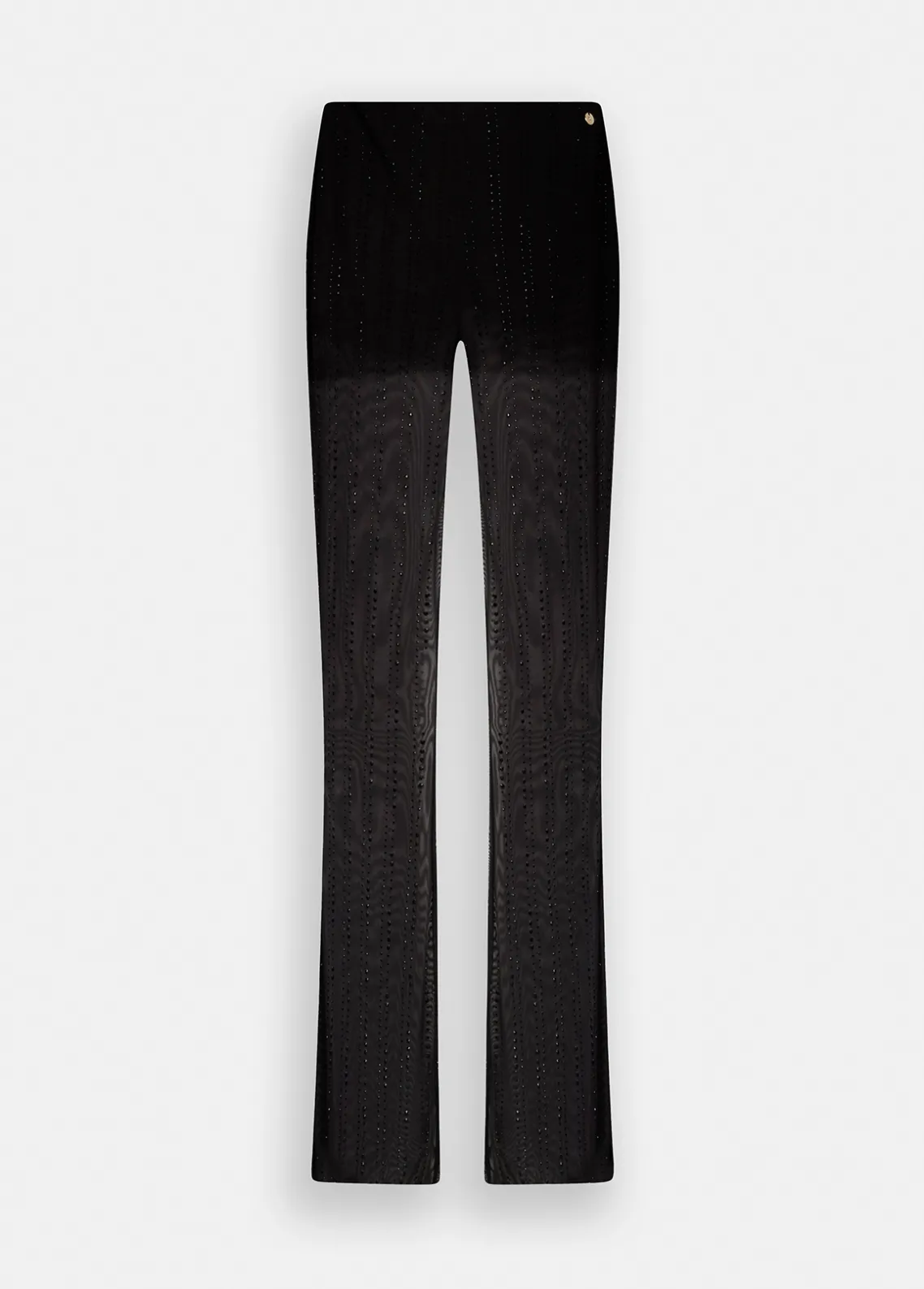 Liu Jo Pantalón de tul con strass-Mujer Pantalones