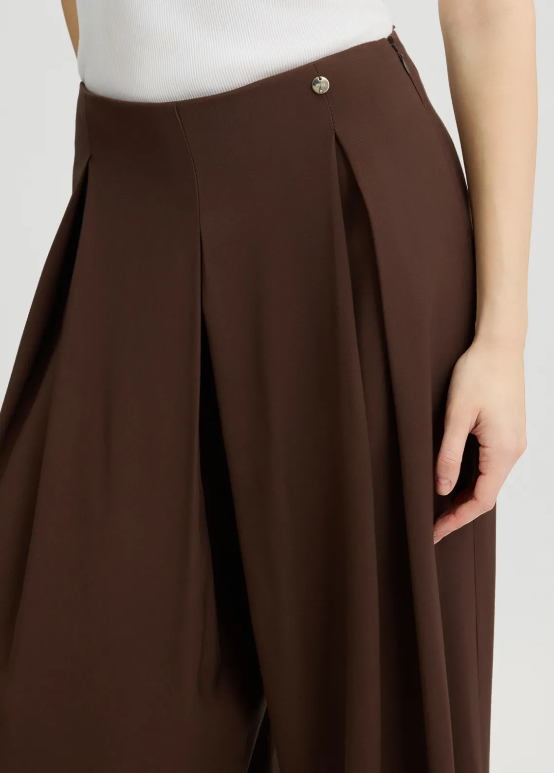Liu Jo Pantalón elegante de sarga-Mujer Pantalones|Tailleur
