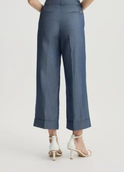 Liu Jo Pantalón en mezcla de lino-Mujer Pantalones|Tailleur