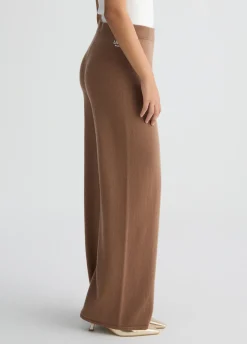 Liu Jo Pantalón largo de punto-Mujer Pantalones|Cárdigans Y Jerséis