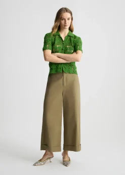 Liu Jo Pantalón palazzo-Mujer Pantalones