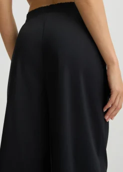 Liu Jo Pantalón palazzo de algodón-Mujer Moda Baño|Pantalones