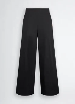 Liu Jo Pantalón palazzo de algodón-Mujer Moda Baño|Pantalones