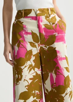 Liu Jo Pantalón palazzo de flores-Mujer Pantalones