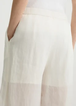 Liu Jo Pantalón palazzo de ramio-Mujer Pantalones