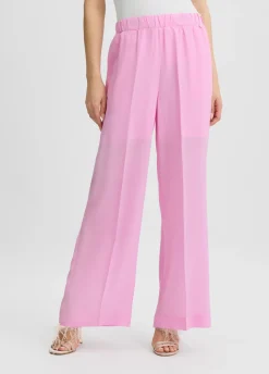 Liu Jo Pantalón palazzo de seda-Mujer Pantalones|Tailleur