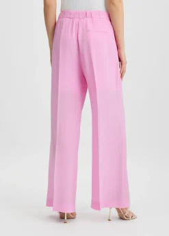 Liu Jo Pantalón palazzo de seda-Mujer Pantalones|Tailleur