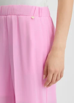 Liu Jo Pantalón palazzo de seda-Mujer Pantalones|Tailleur