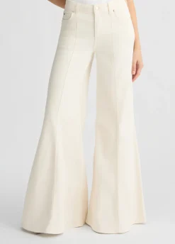 Liu Jo Pantalón pata de elefante de talle alto-Mujer Pantalones