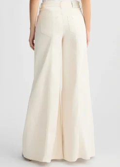 Liu Jo Pantalón pata de elefante de talle alto-Mujer Pantalones