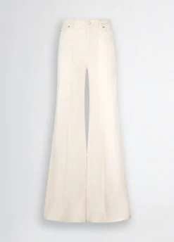 Liu Jo Pantalón pata de elefante de talle alto-Mujer Pantalones