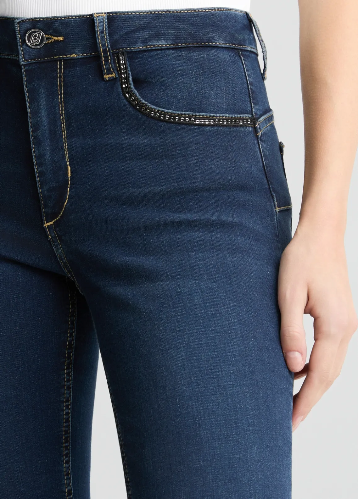 Liu Jo Pantalón pitillo Bottom Up-Mujer Vaqueros Pitillo