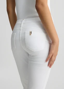 Liu Jo Pantalón pitillo con bordados-Mujer Pantalones