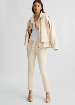Liu Jo Pantalón pitillo con cinturón-Mujer Pantalones