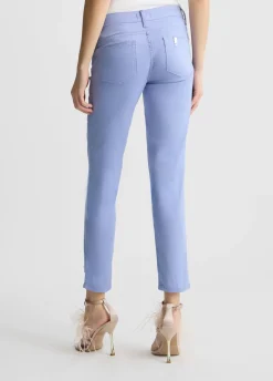 Liu Jo Pantalón pitillo con strass-Mujer Pantalones
