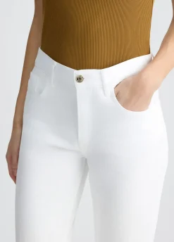 Liu Jo Pantalón recto con bordado de crochet-Mujer Pantalones