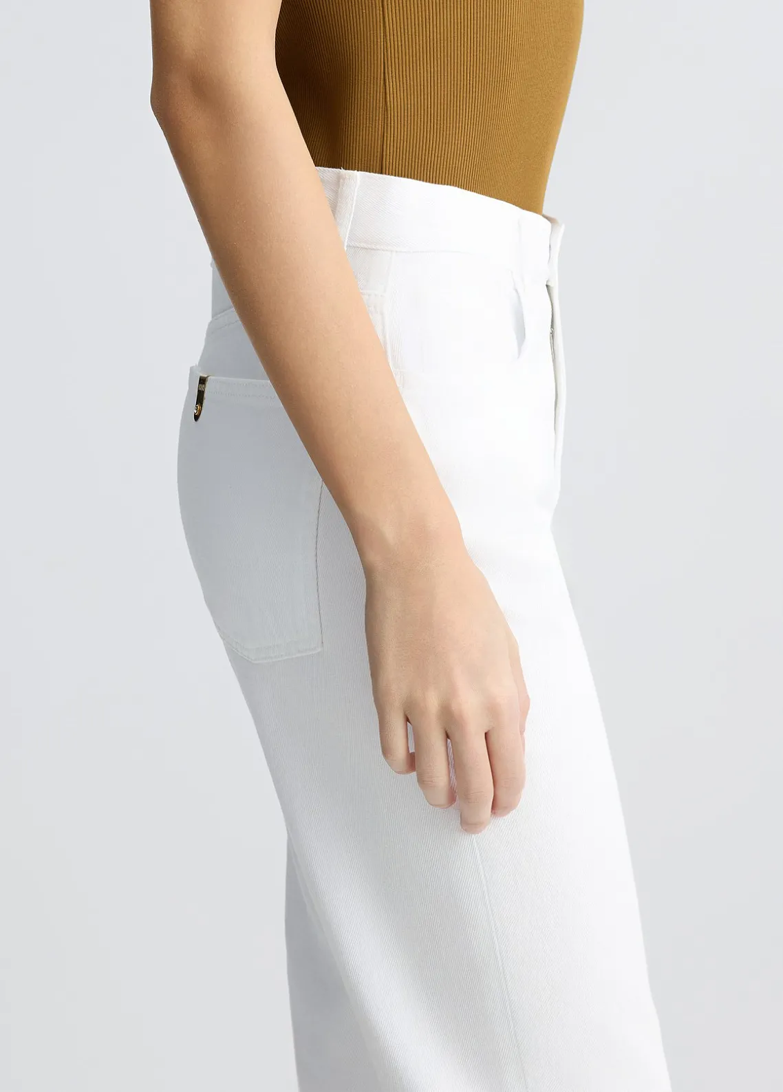 Liu Jo Pantalón recto con bordado de crochet-Mujer Pantalones